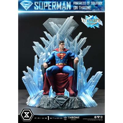 DC Comics Estatua 1/4 Throne Legacy Collection Superman Fortress of Solitude on Throne (Design by Gabriele Dell'Otto) Ultimate V