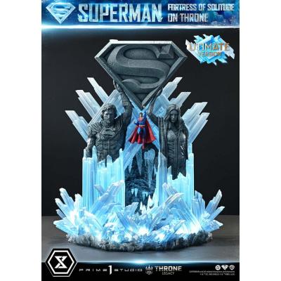 DC Comics Estatua 1/4 Throne Legacy Collection Superman Fortress of Solitude on Throne (Design by Gabriele Dell'Otto) Ultimate V