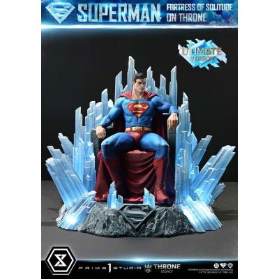 DC Comics Estatua 1/4 Throne Legacy Collection Superman Fortress of Solitude on Throne (Design by Gabriele Dell'Otto) Ultimate B
