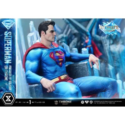 DC Comics Estatua 1/4 Throne Legacy Collection Superman Fortress of Solitude on Throne (Design by Gabriele Dell'Otto) Ultimate B