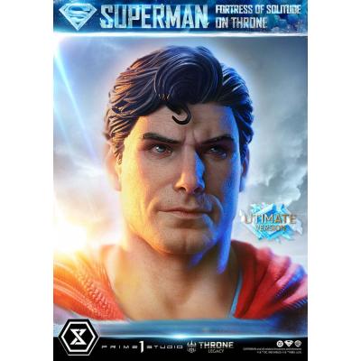 DC Comics Estatua 1/4 Throne Legacy Collection Superman Fortress of Solitude on Throne (Design by Gabriele Dell'Otto) Ultimate B