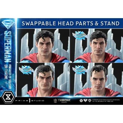 DC Comics Estatua 1/4 Throne Legacy Collection Superman Fortress of Solitude on Throne (Design by Gabriele Dell'Otto) Ultimate B