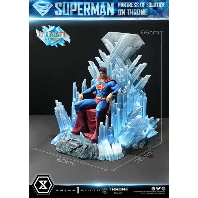 DC Comics Estatua 1/4 Throne Legacy Collection Superman Fortress of Solitude on Throne (Design by Gabriele Dell'Otto) Ultimate B