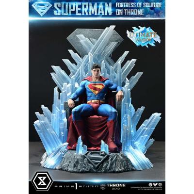 DC Comics Estatua 1/4 Throne Legacy Collection Superman Fortress of Solitude on Throne (Design by Gabriele Dell'Otto) Ultimate B