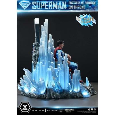 DC Comics Estatua 1/4 Throne Legacy Collection Superman Fortress of Solitude on Throne (Design by Gabriele Dell'Otto) Ultimate B