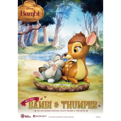 Disney Estatua Master Craft Bambi & Thumper 26 cm