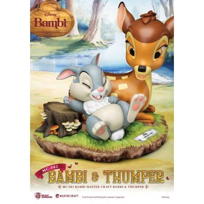 Disney Estatua Master Craft Bambi & Thumper 26 cm