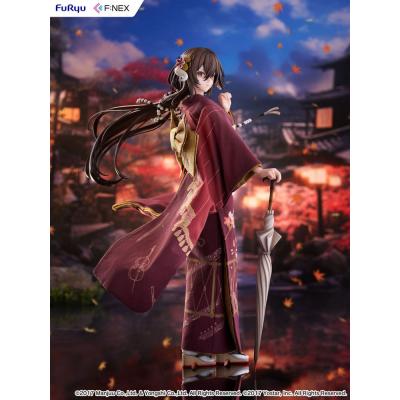 Azur Lane F:Nex Estatua PVC 1/4 Mikasa blue flower komachi Ver. Japanese Doll 43 cm