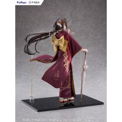 Azur Lane F:Nex Estatua PVC 1/4 Mikasa blue flower komachi Ver. Japanese Doll 43 cm