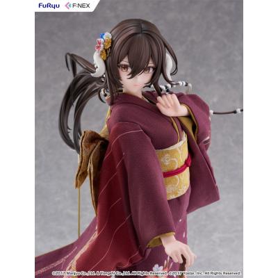 Azur Lane F:Nex Estatua PVC 1/4 Mikasa blue flower komachi Ver. Japanese Doll 43 cm