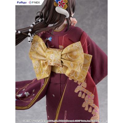 Azur Lane F:Nex Estatua PVC 1/4 Mikasa blue flower komachi Ver. Japanese Doll 43 cm
