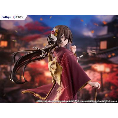 Azur Lane F:Nex Estatua PVC 1/4 Mikasa blue flower komachi Ver. Japanese Doll 43 cm