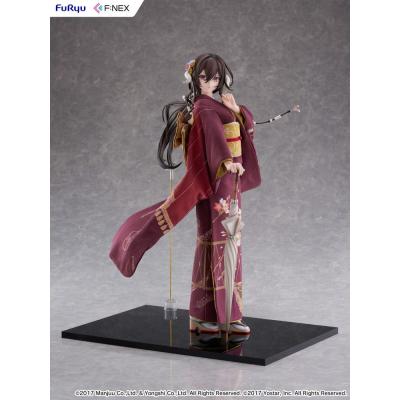 Azur Lane F:Nex Estatua PVC 1/4 Mikasa blue flower komachi Ver. Japanese Doll 43 cm
