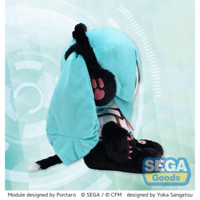 Hatsune Miku Project Diva Arcade Future Tone Peluche Fuwa Petit Hatsune Miku Kitty Cat LL 30 cm