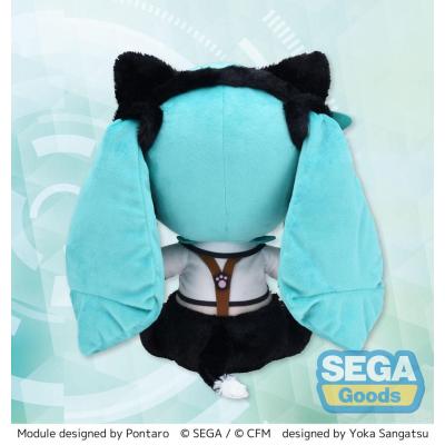 Hatsune Miku Project Diva Arcade Future Tone Peluche Fuwa Petit Hatsune Miku Kitty Cat LL 30 cm