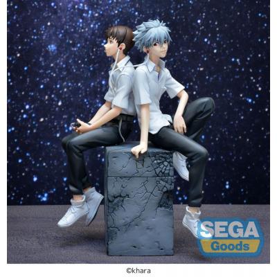 Rebuild of Evangelion Estatua Luminasta PVC Shinji & Kaworu Evangelion: New Theatrical Edition Kaworu Ver. 17 cm
