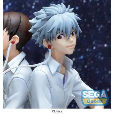 Rebuild of Evangelion Estatua Luminasta PVC Shinji & Kaworu Evangelion: New Theatrical Edition Kaworu Ver. 17 cm
