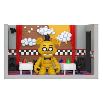 Five Nights at Freddy's Playset con Figura Snap Stage w/Freddy (GD) 9 cm