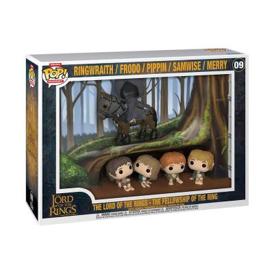 El Señor de los Anillos POP Moments Deluxe Vinyl Figuras The Fellowship OTR 9 cm