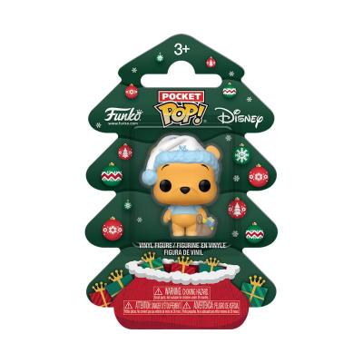 Winnie the Pooh Holiday 2025 Llaveros Pocket POP! Vinyl Pooh Tree Holiday Box 4 cm
