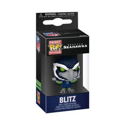 NFL Llaveros Pocket POP! Vinyl Seahawks- Blitz 4 cm Expositor (12)