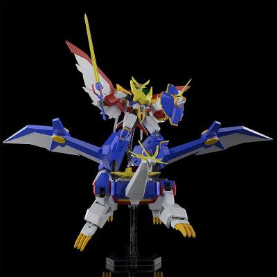 Absolutely Invincible Raijin-Oh Maqueta Moderoid Plastic Model Kit Bakuryu-Oh 16 cm