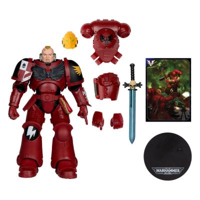 Warhammer 40,000 Figura Assault Intercessor Sergeant (Blood Angel) 18 cm