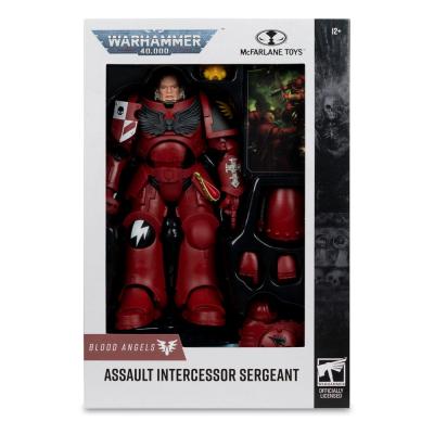 Warhammer 40,000 Figura Assault Intercessor Sergeant (Blood Angel) 18 cm