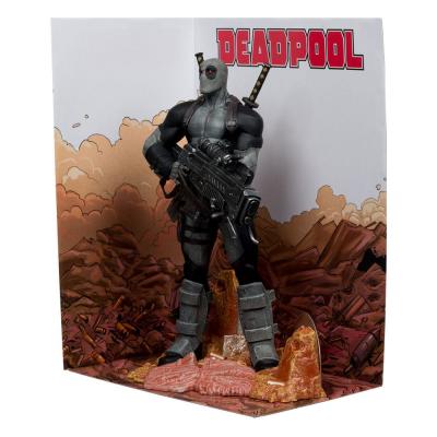 Marvel Collection Estatua PVC 1/6 Deadpool (Deadpool #1)(Grey Suit Chase) 27 cm