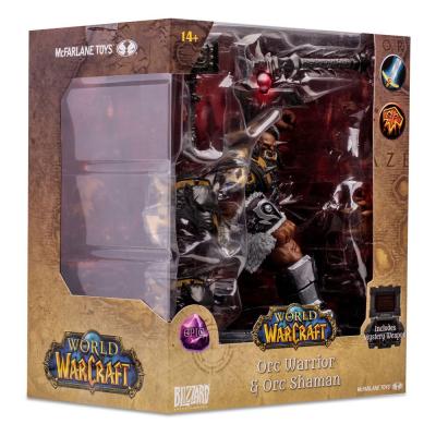 World of Warcraft Figura Orc Shaman Warrior (Epic) 15 cm