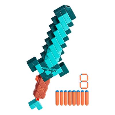 Minecraft NERF Espada de diamante Lanzadardos
