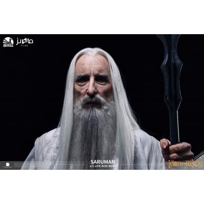 El Señor de los Anillos Busto tamaño natural Saruman 110 cm
