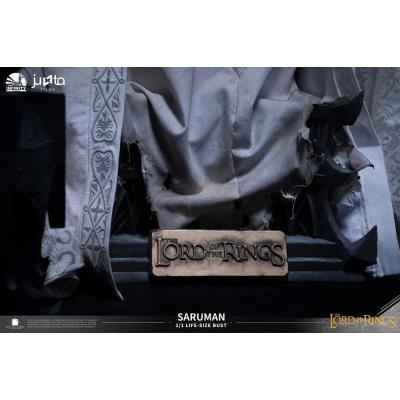 El Señor de los Anillos Busto tamaño natural Saruman 110 cm