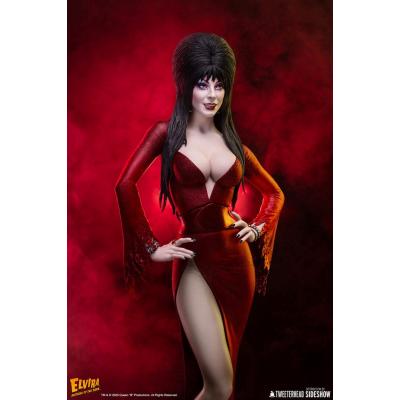 Elvira: Mistress of the Dark Estatua 1/4 Elvira (Red Glitter Dress) 48 cm