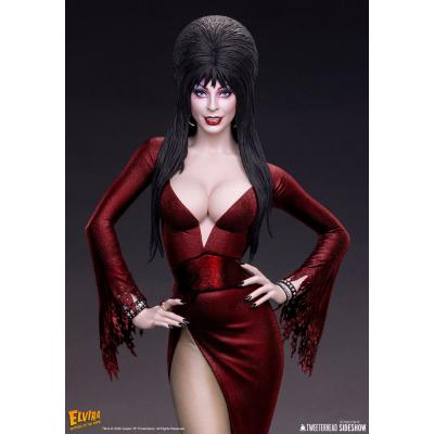 Elvira: Mistress of the Dark Estatua 1/4 Elvira (Red Glitter Dress) 48 cm