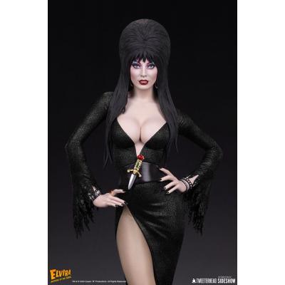 Elvira: Mistress of the Dark Estatua 1/4 Elvira (Black Glitter Dress) 48 cm