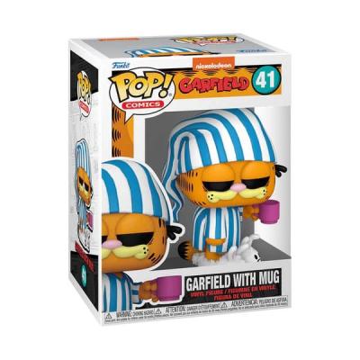 Garfield Figura POP! Comics Vinyl Garfield w/Mug 9 cm