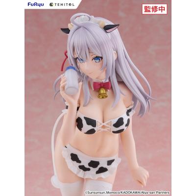 Alya Sometimes Hides Her Feelings in Russian Estatua PVC Tenitol Tall Alya Cow Costume Ver. 29 cm