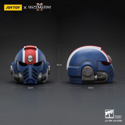 Warhammer 40,000: Space Marine 2 Réplica Ultramarines Lieutenant Titus casco 30 cm