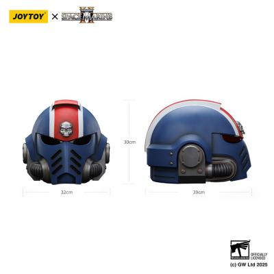 Warhammer 40,000: Space Marine 2 Réplica Ultramarines Lieutenant Titus casco 30 cm