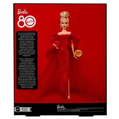 Barbie Signature Muñeca 80th Anniversary Blonde