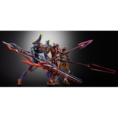 Neon Genesis Evangelion Figura Diecast Metal Build Eva Production Model-02 30th with the Spear of Cassius 22 cm