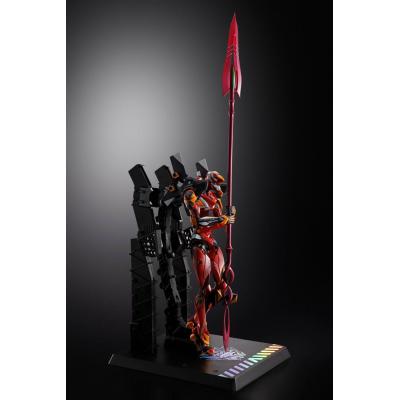 Neon Genesis Evangelion Figura Diecast Metal Build Eva Production Model-02 30th with the Spear of Cassius 22 cm