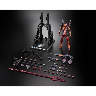 Neon Genesis Evangelion Figura Diecast Metal Build Eva Production Model-02 30th with the Spear of Cassius 22 cm