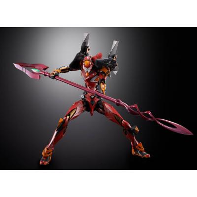 Neon Genesis Evangelion Figura Diecast Metal Build Eva Production Model-02 30th with the Spear of Cassius 22 cm