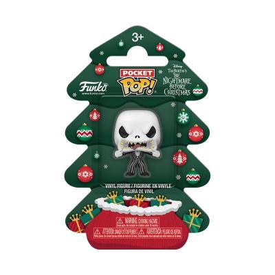 El extraño mundo de Jack Holiday 2025 Llaveros Pocket POP! Vinyl Jack Tree Holiday Box 4 cm