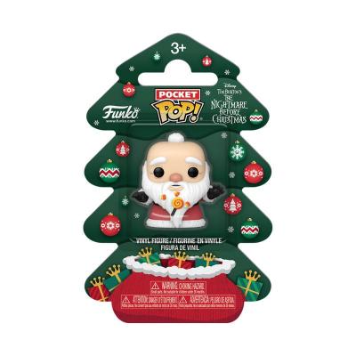 El extraño mundo de Jack Holiday 2025 Llaveros Pocket POP! Vinyl SandyCLS Tree Holiday Box 4 cm