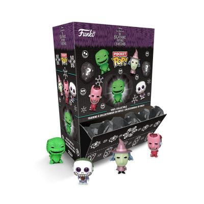 Nightmare before Christmas Figura Pocket POP! Vinyl Coal 4 cm Expositor (12)