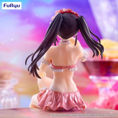Date A Live V Estatua PVC Noodle Stopper Kurumi Tokisaki Swimsuit Pastel Red Color Ver. 15 cm