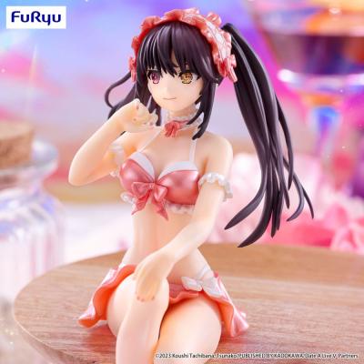 Date A Live V Estatua PVC Noodle Stopper Kurumi Tokisaki Swimsuit Pastel Red Color Ver. 15 cm
